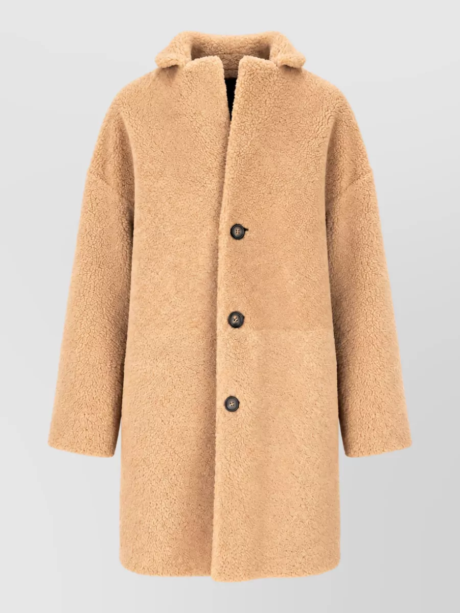 La Rose Reversible shearling coat