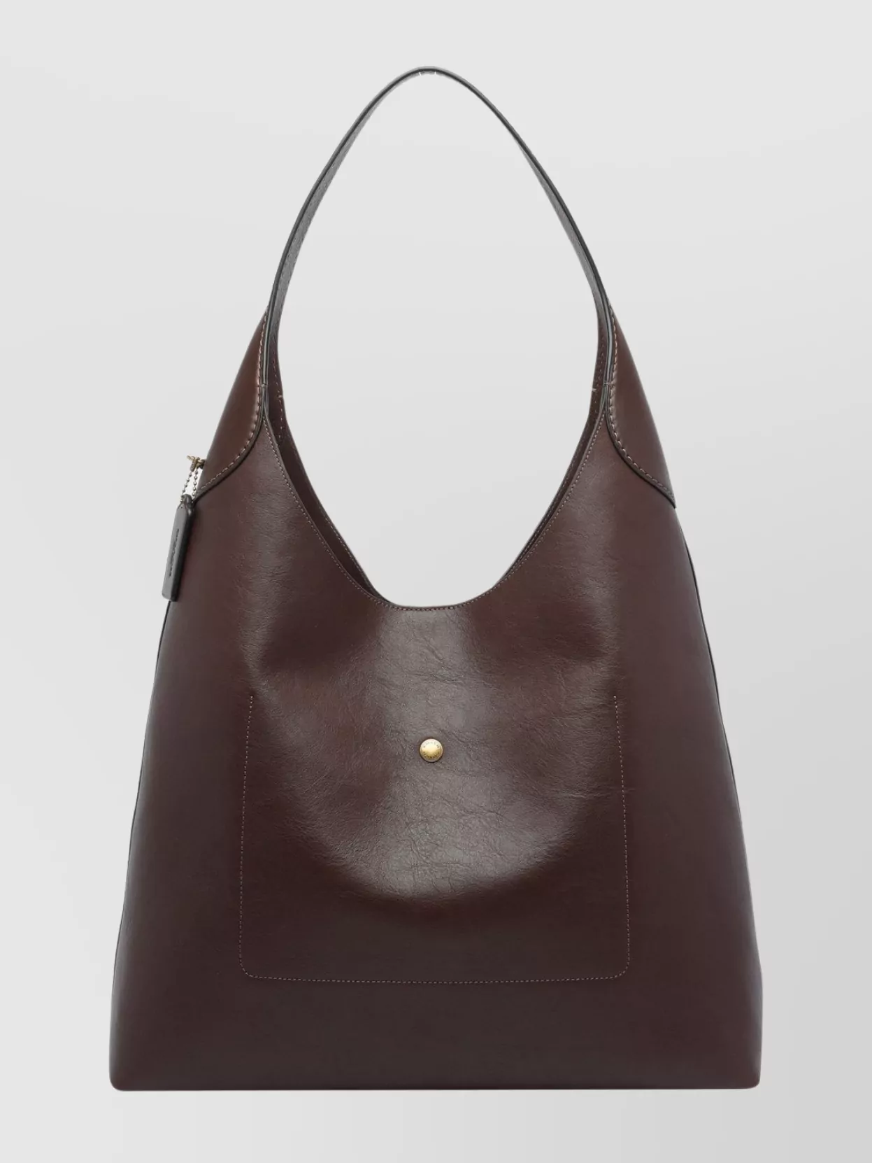 Coach Structured Shoulder Bag Front Pocket