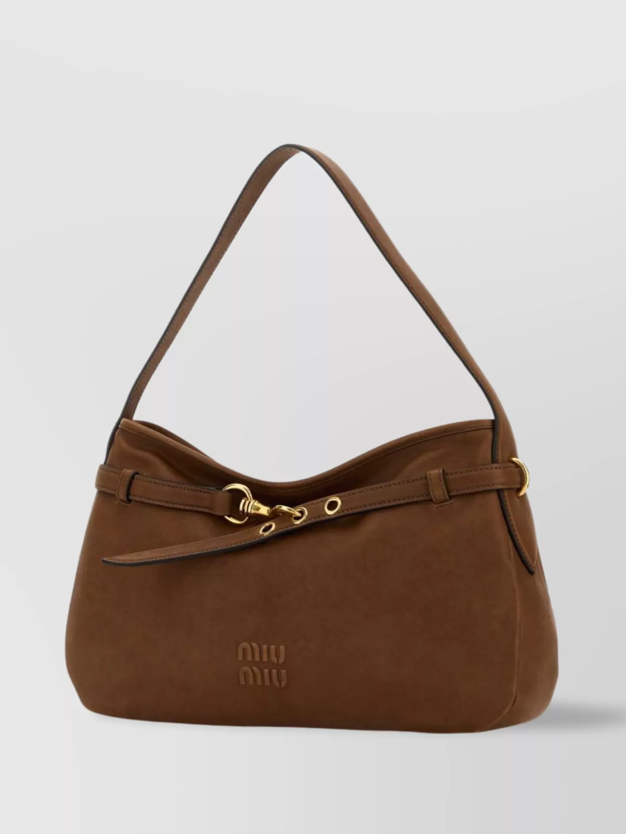 Miu Miu Nappa Leather Adventure Shoulder Bag