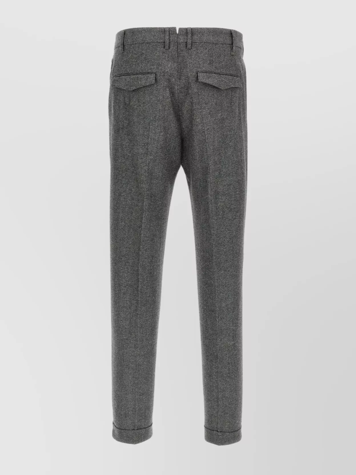 Pt Torino Lightly Stretch Brushed Cashmere Blend Wool Pants With Master Fit In Gray