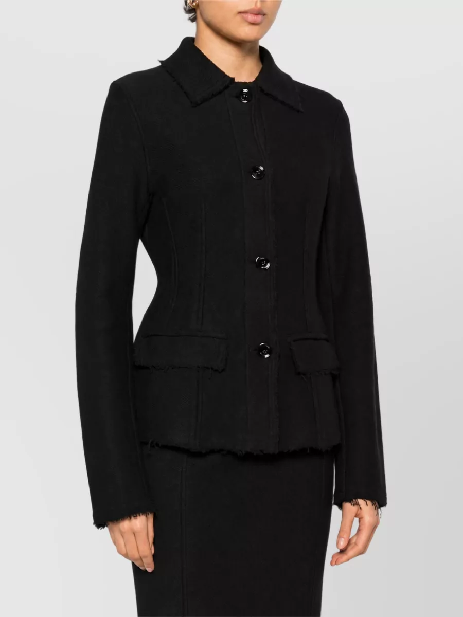 Totême Cotton Raw Hem Jacket