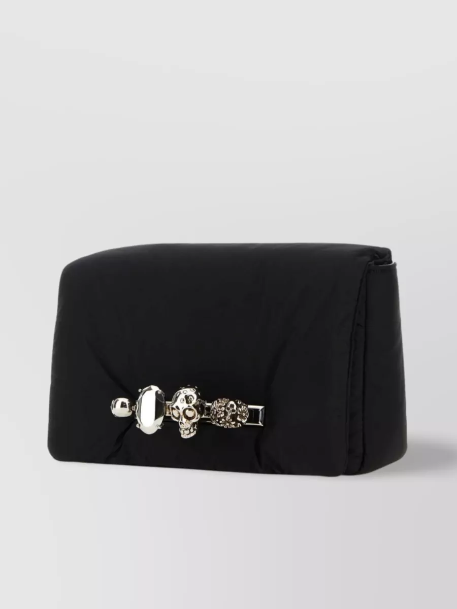 Shop Alexander Mcqueen The Knuckle Belt Bag In Black