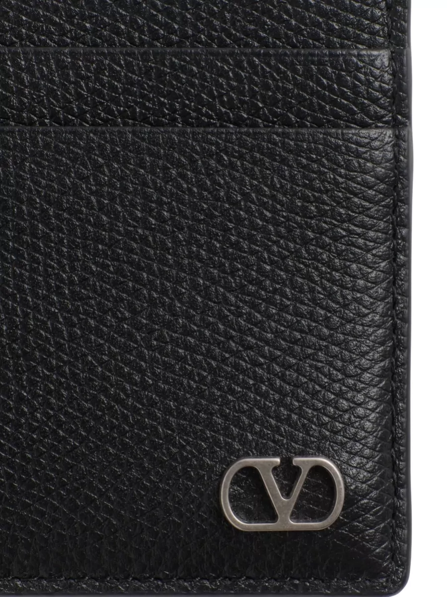 Valentino Calf Leather Card Holder
