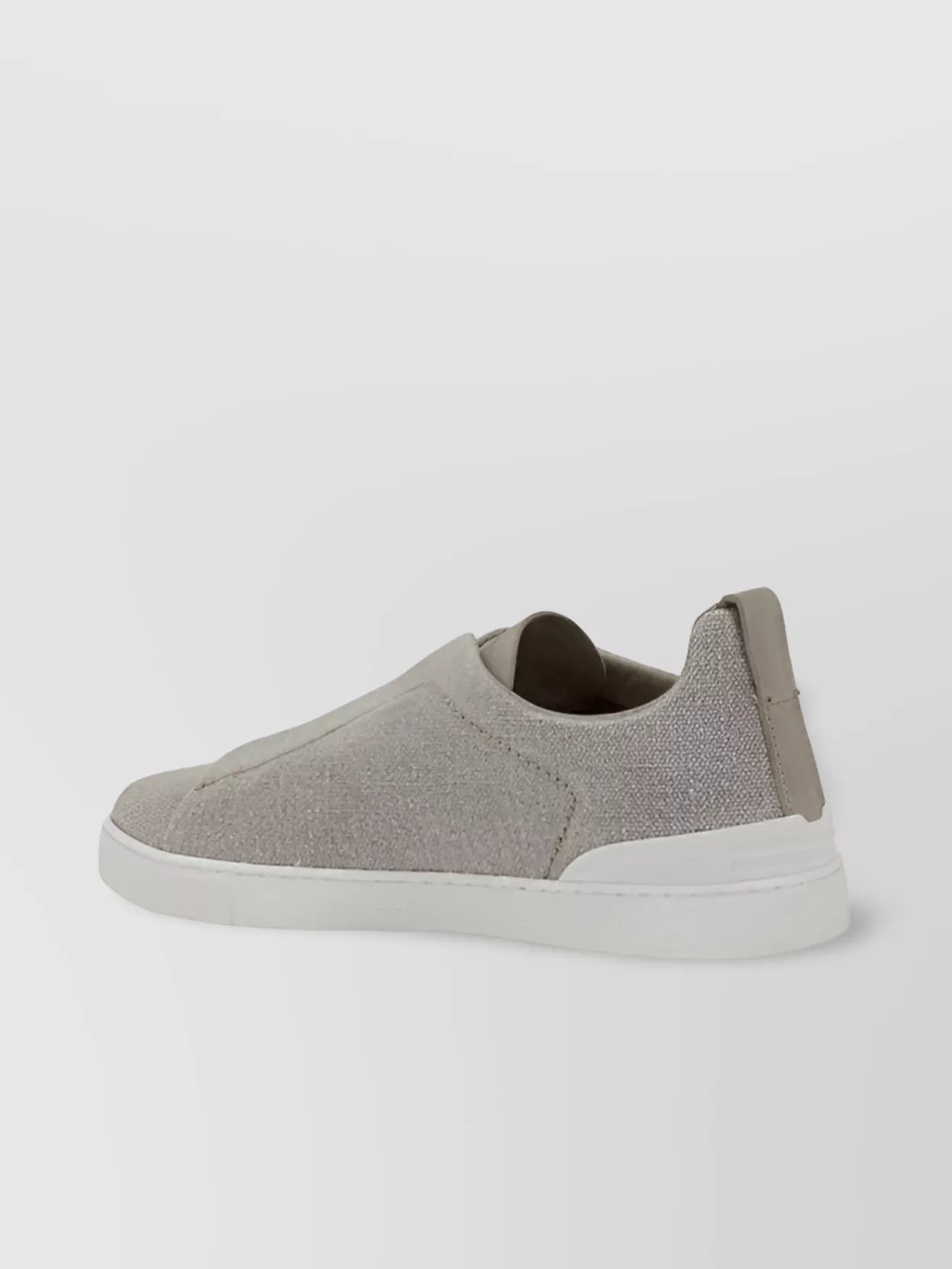 Zegna Sneakers Fabric Flat Sole In Gray