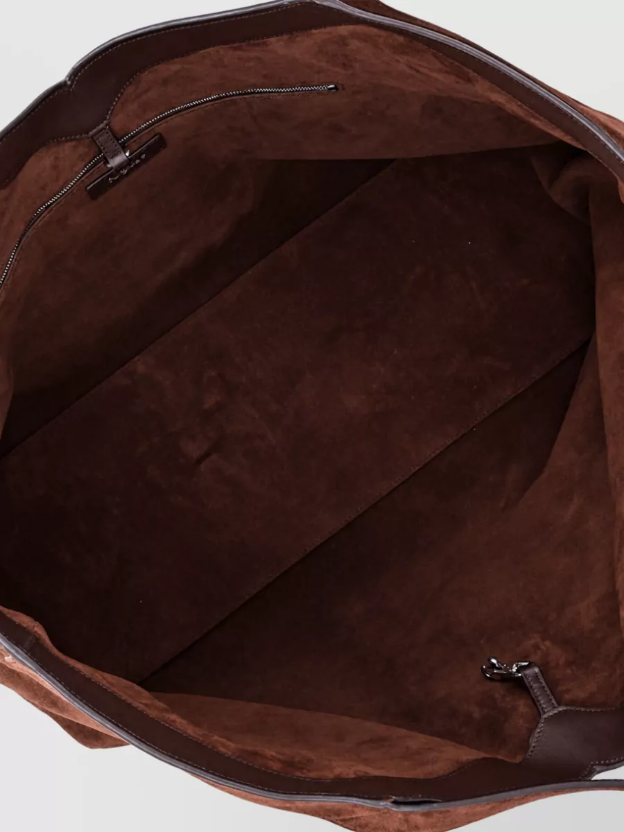 Saint Laurent Suede Tote Bag