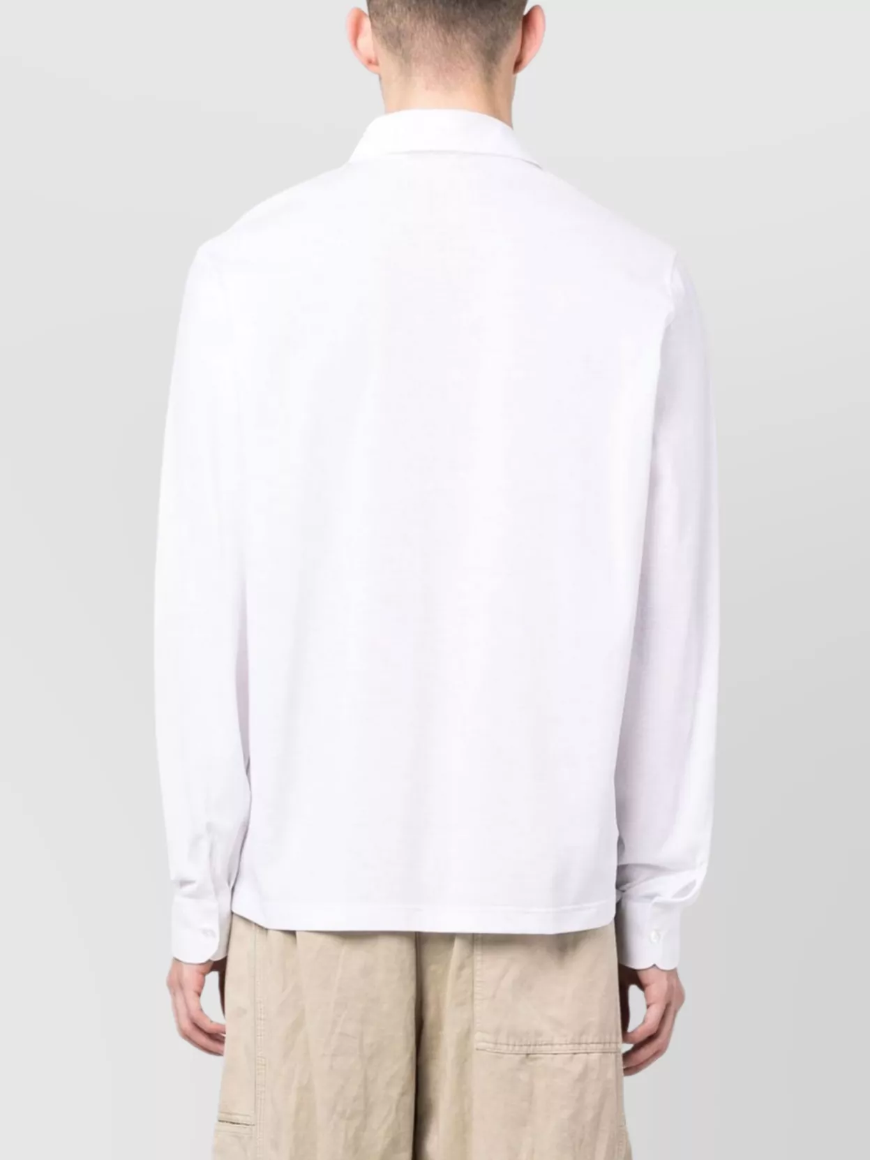 Herno Tailored Button-Down Collar Shirt
