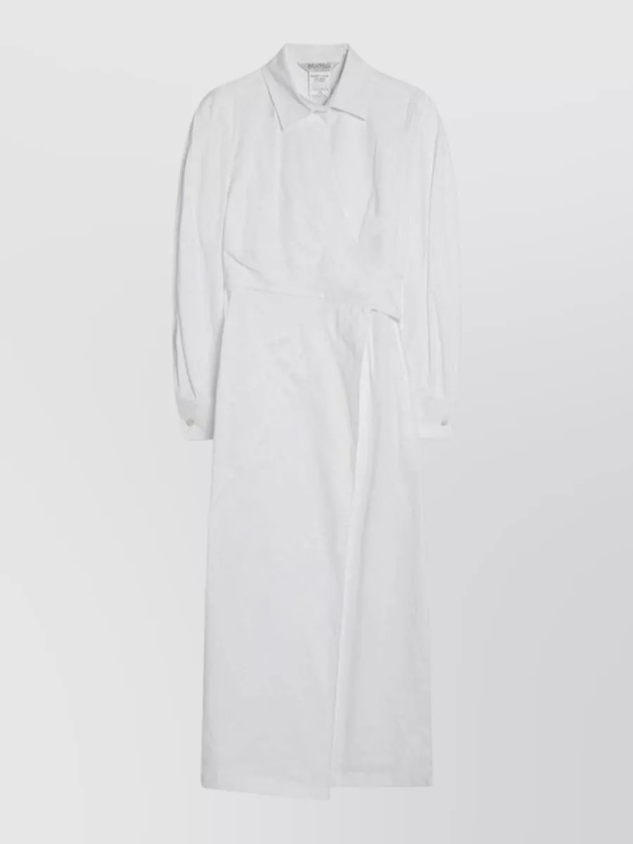 Max Mara Cotton twill shirt midi dress