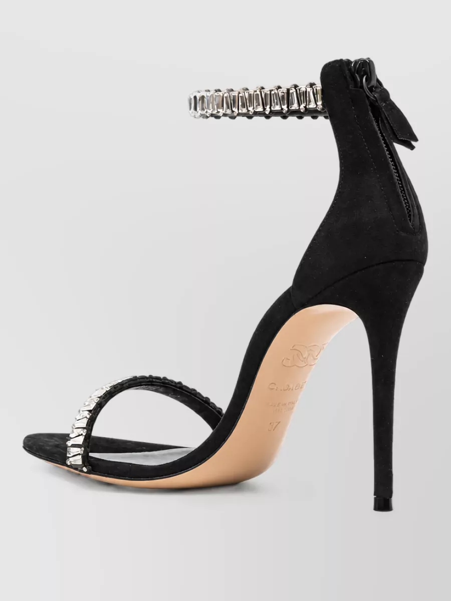 Casadei Leather Ankle-Strap Sandals