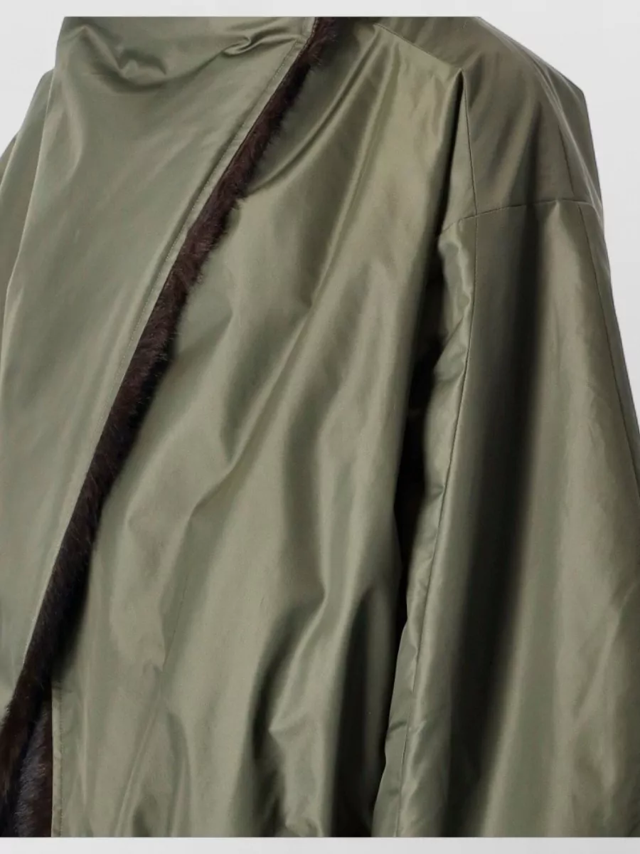The Frankie Shop Faux Fur Reversible Oversized Coat