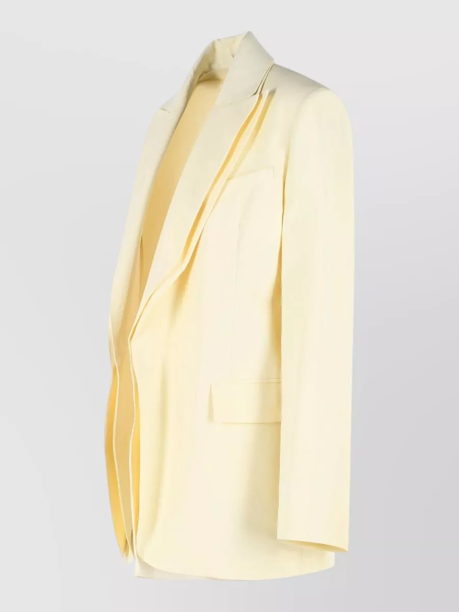 Sportmax Viscose Blend Single-Breasted Blazer