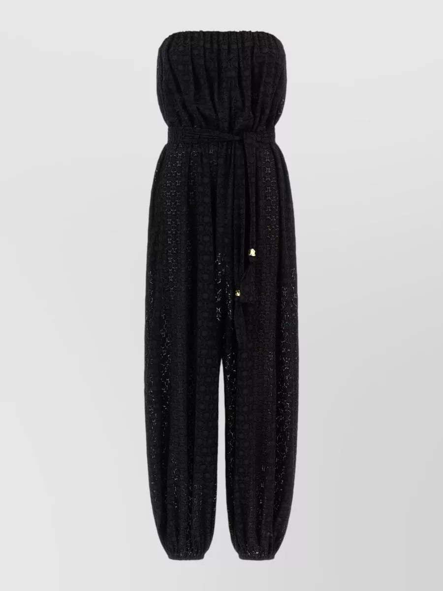 Eres Silk off-the-shoulder wide-leg jumpsuit