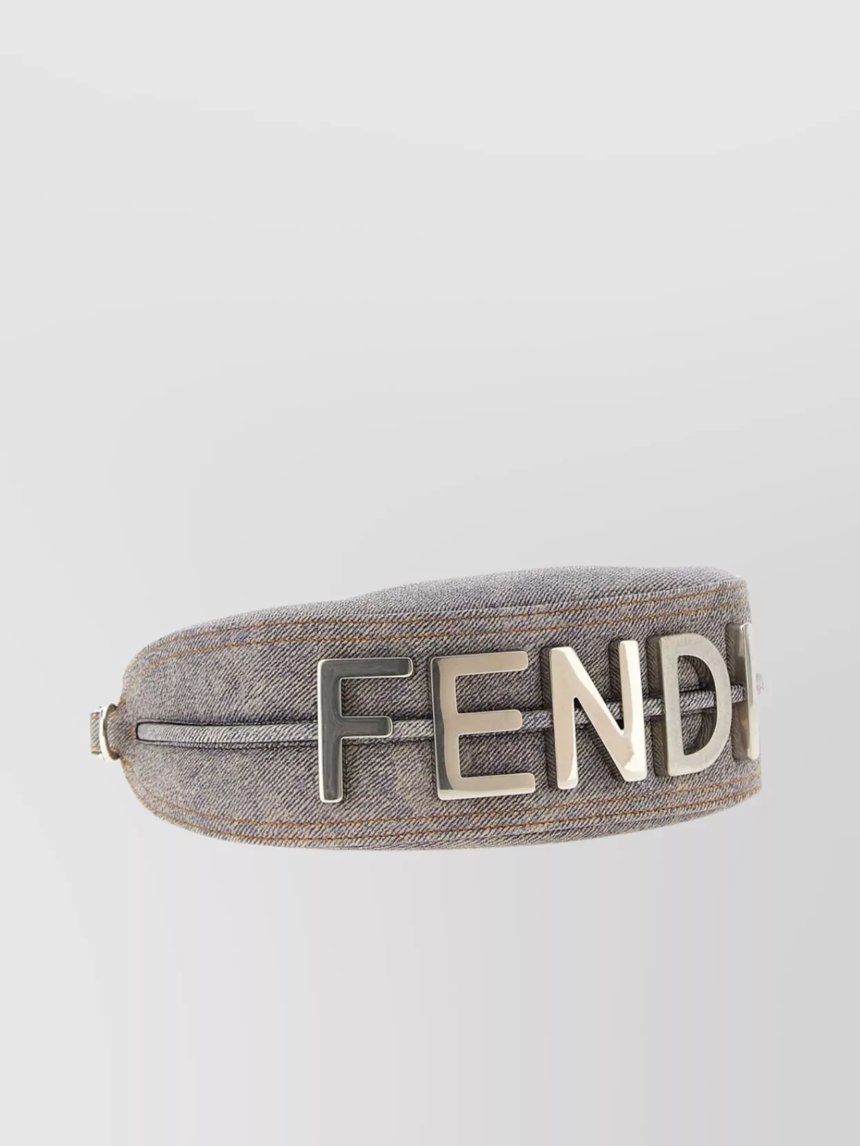 Fendi Mini Denim Texture Cross-Body Bag