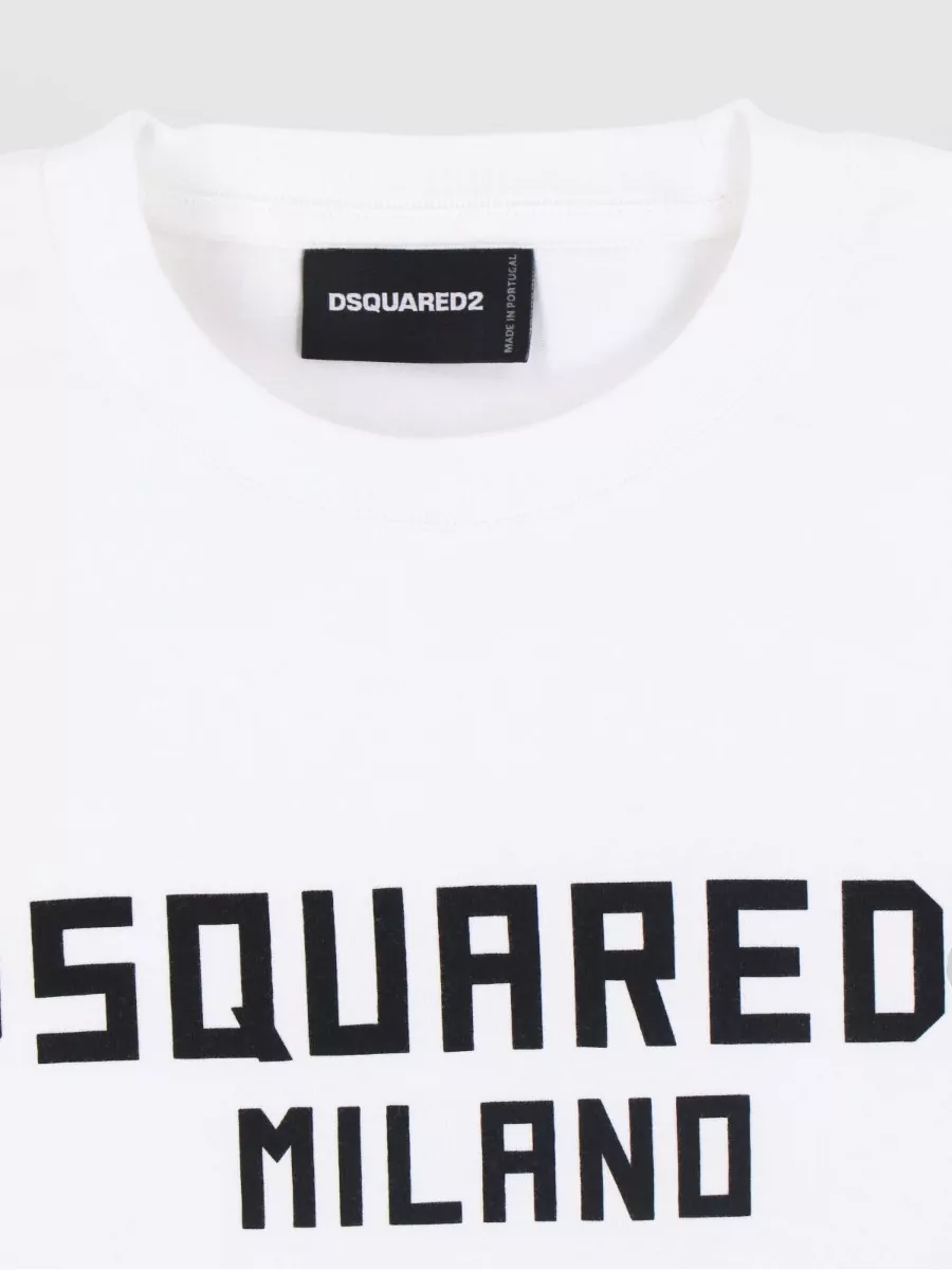 Dsquared2 Short Sleeve Crew Neck Cotton T Shirt
