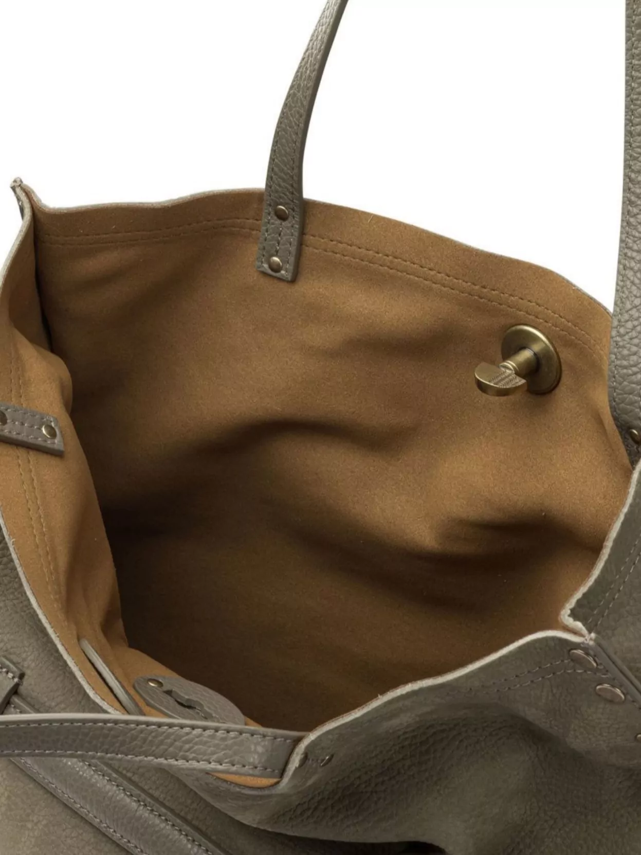 Zanellato Shoulder Bag With Studded Top Handles