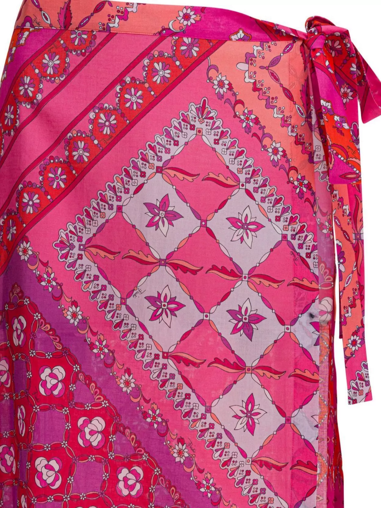 Pucci Floral Wrap Maxi Skirts