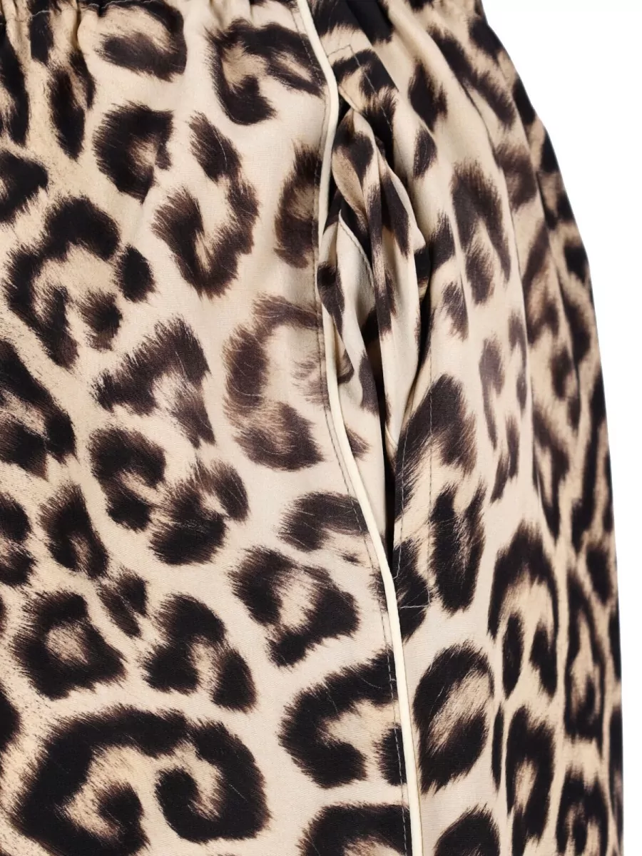 Ermanno Scervino Silk Wide-Leg Trousers