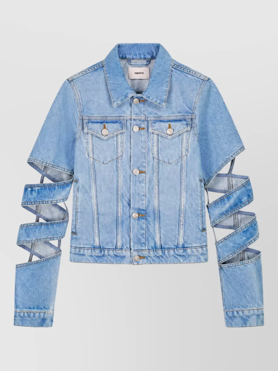 Coperni denim cutout jacket