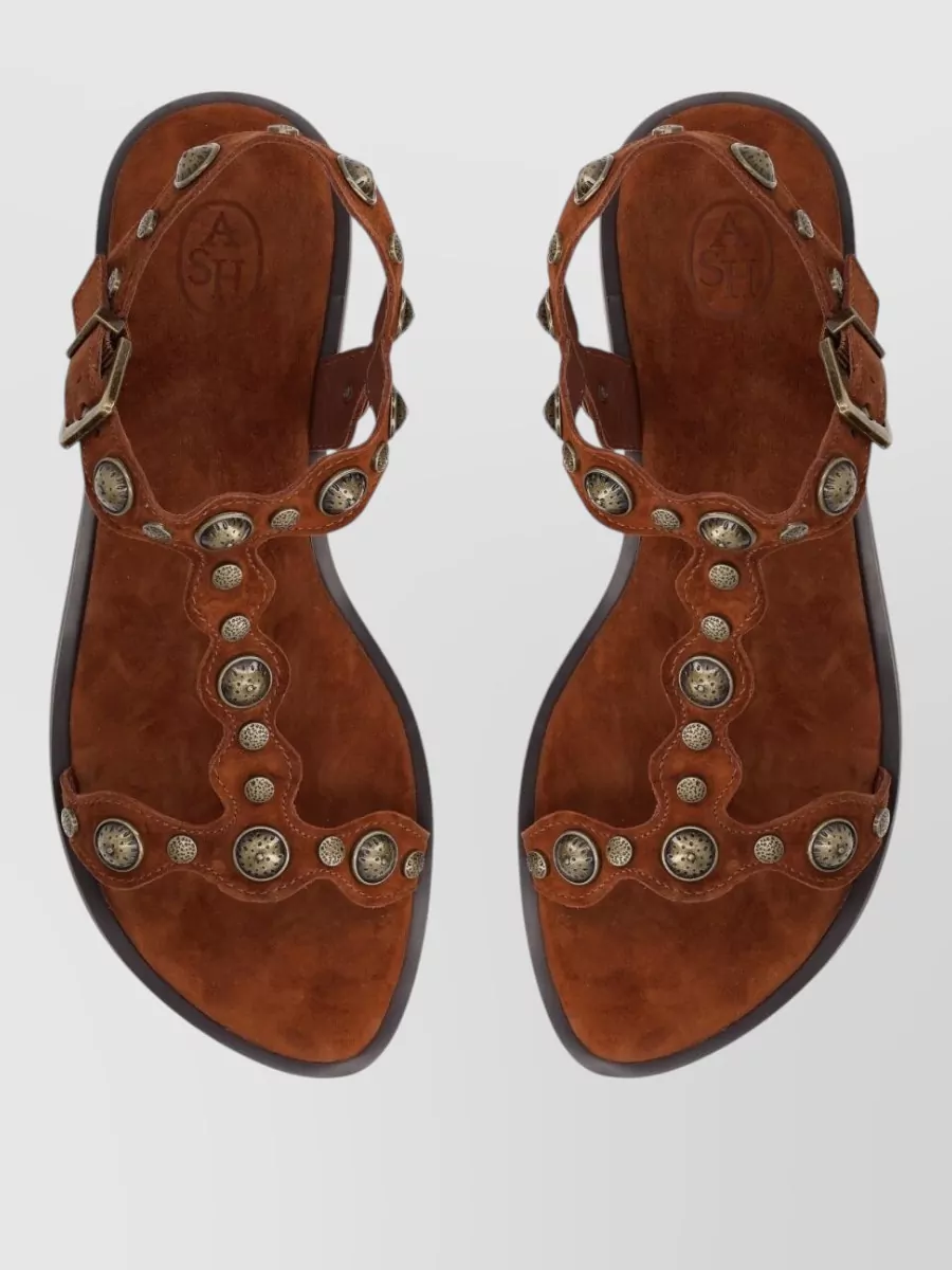 Ash Leather Sandals