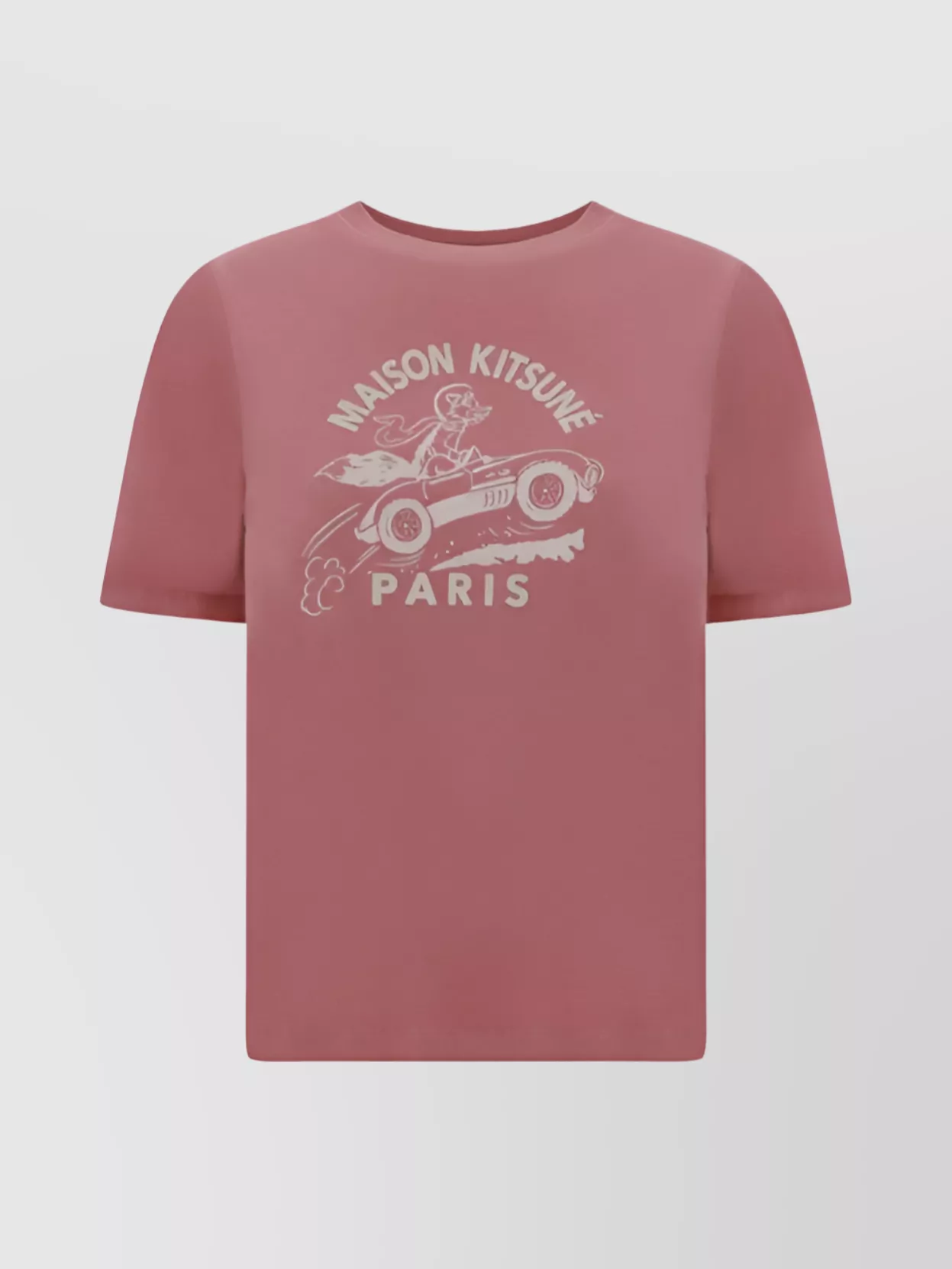 Shop Maison Kitsuné Cotton Graphic Monogram Print T-shirt