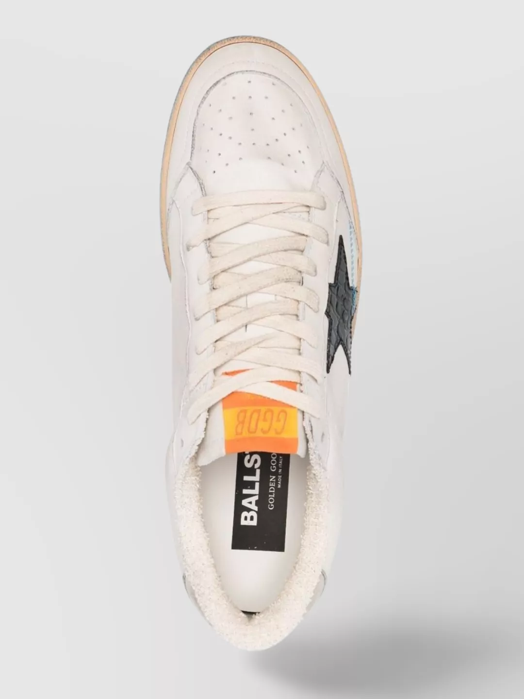 Golden Goose Distressed Low Top Sneakers With Signature Star Detail