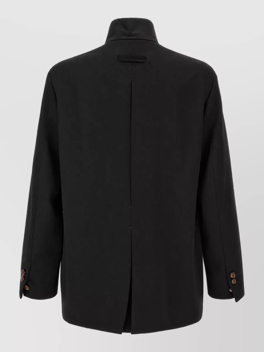Zegna Wool Single Breasted Blazer