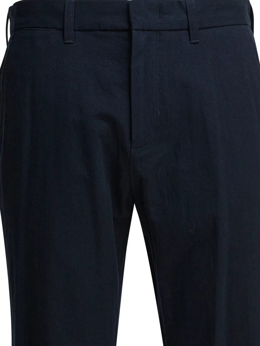 Vince Cotton Straight-Leg Trousers