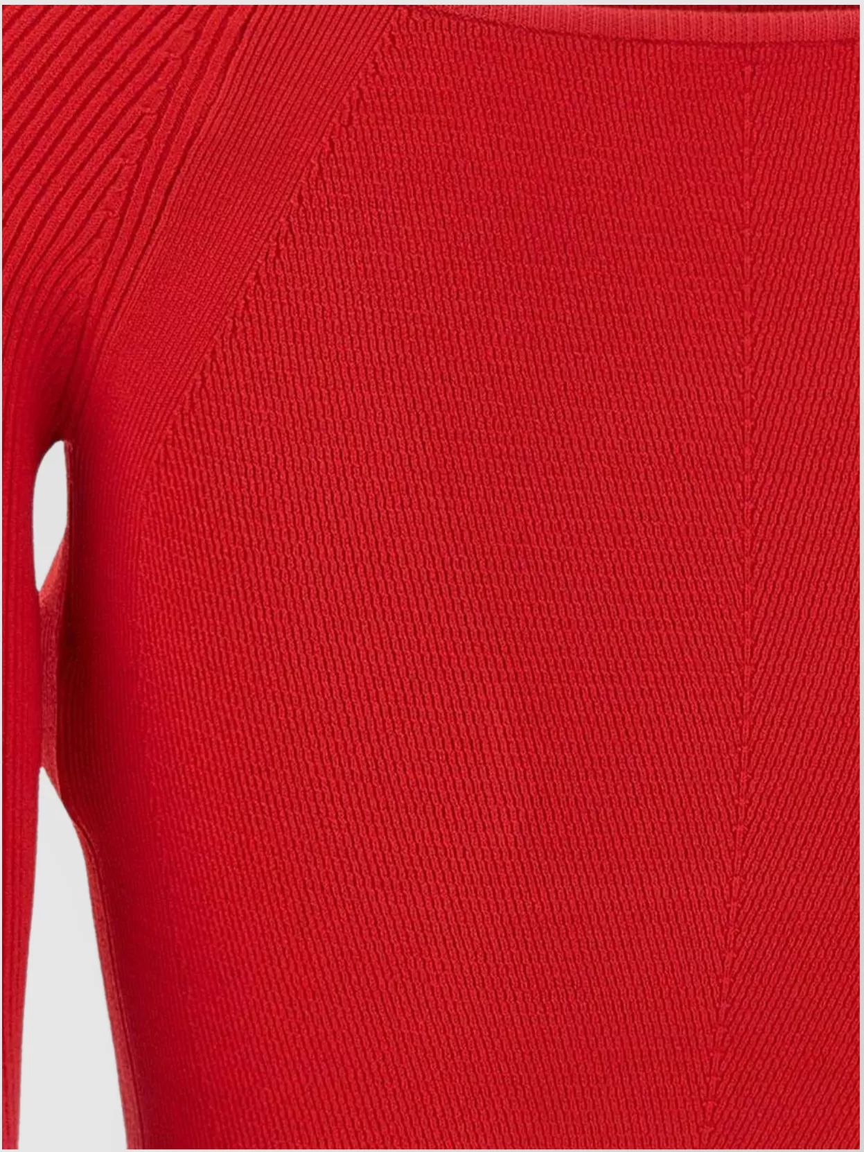 Diesel Ribbed Boatneck Crop Top