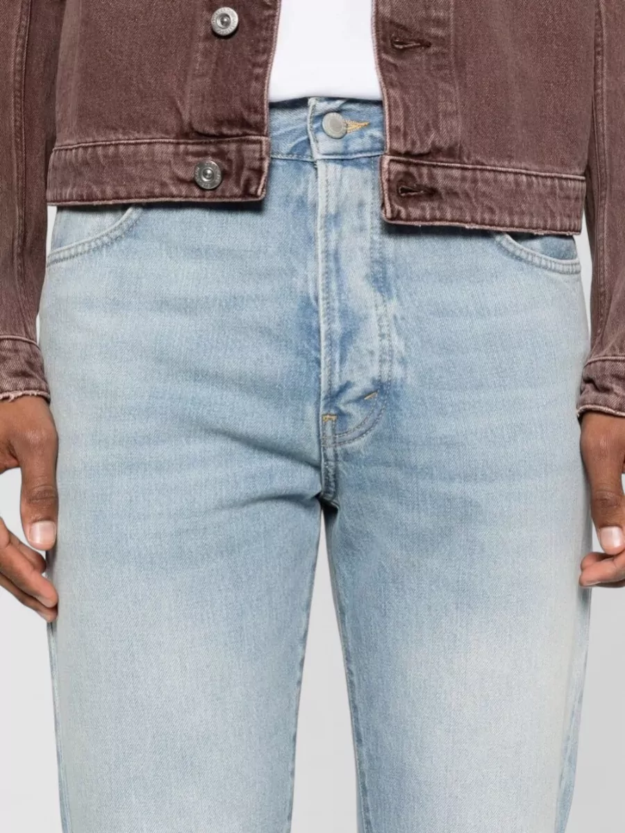 Haikure Fergus Straight Leg Denim Five Pocket Trousers