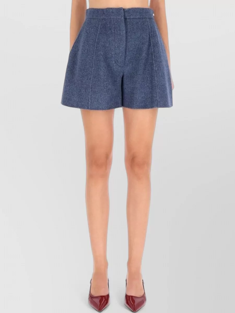Sportmax Wool pleated skirt