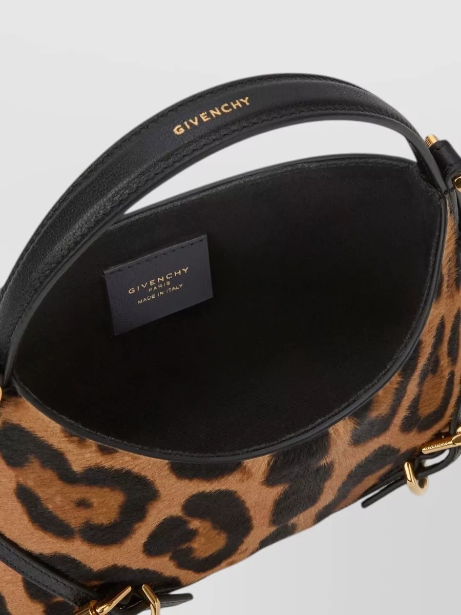 Givenchy Voyou Nano Leather Shoulder Bag