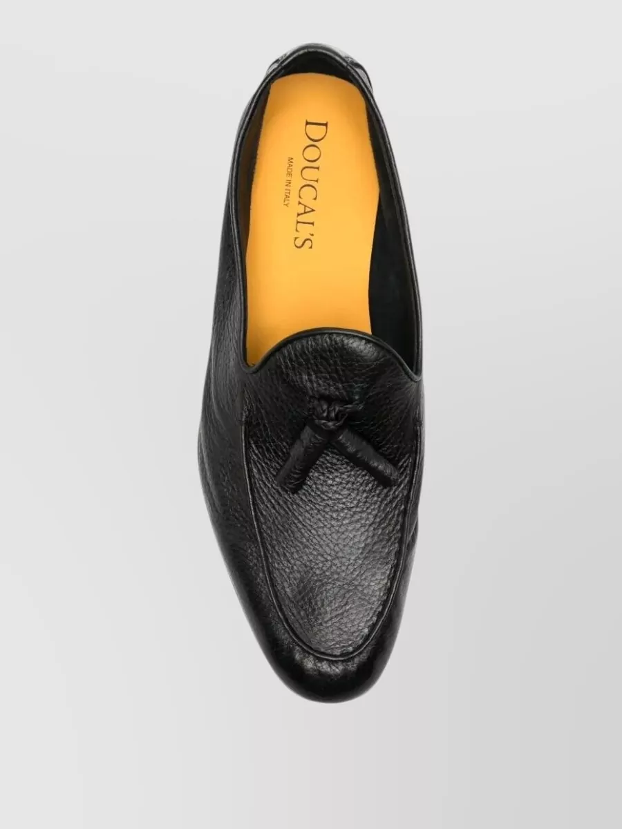 Doucal's Leather Tassel Loafers