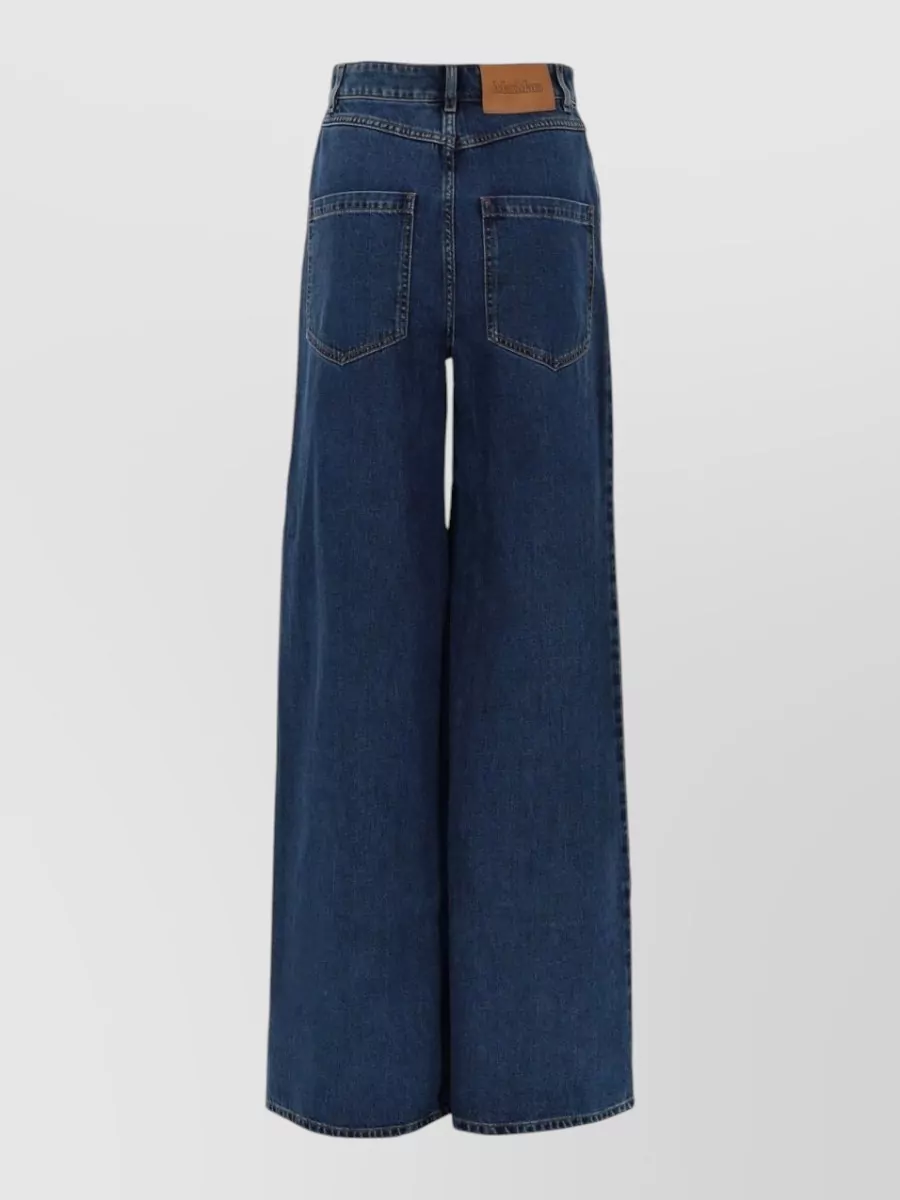 Max Mara Cotton Wide-Leg Jeans