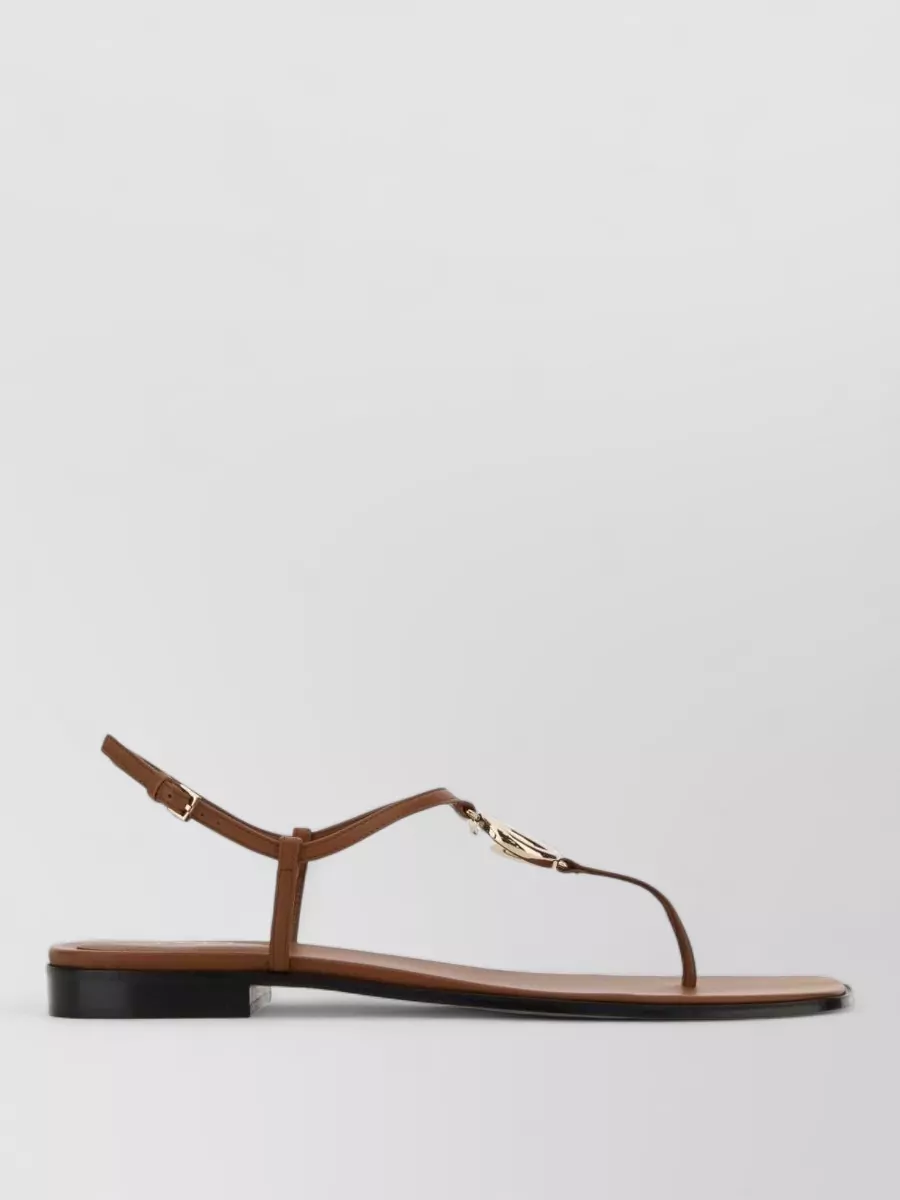 Gucci Leather Thong Sandals