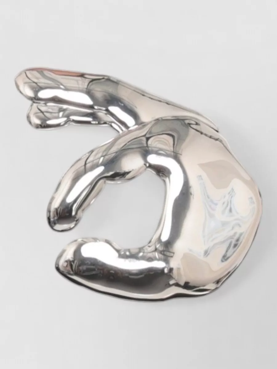 Coperni Sleeveless Top Metallic Pin Ribbed Texture