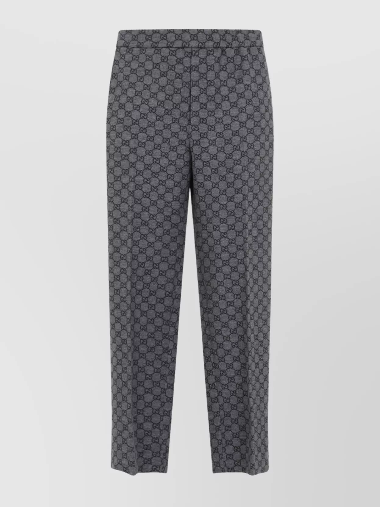 Gucci Gg Logo Flannel Wool Pants