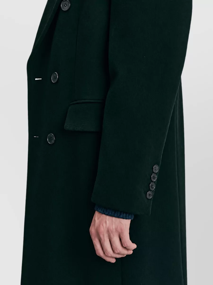 Dunst Wool Cashmere Double-Breasted Tailored Coat