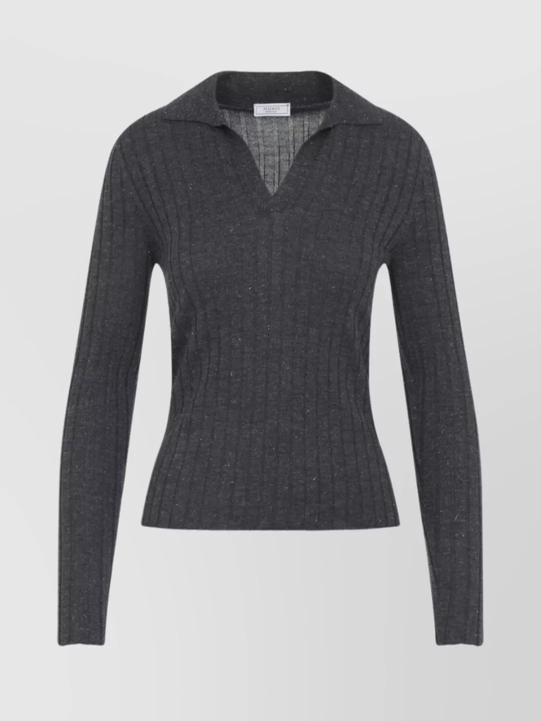 Peserico Long Sleeve Fitted Knitwear Lurex