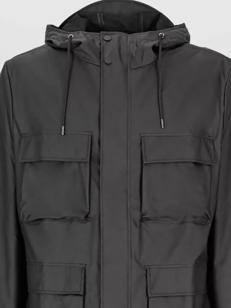 Rains waterproof hooded padded jacket