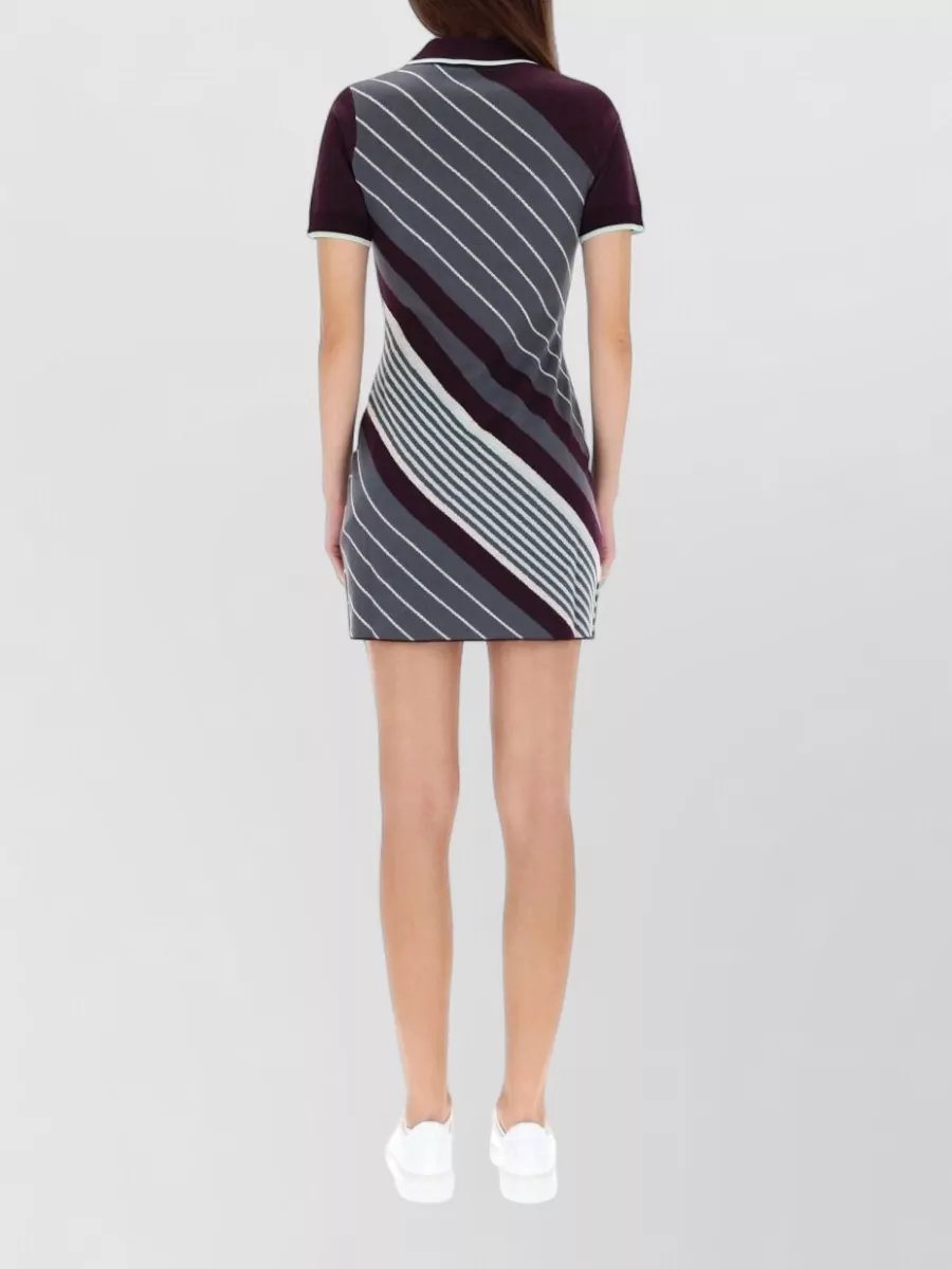 Casablanca Merino Wool Polo Knitted Dress
