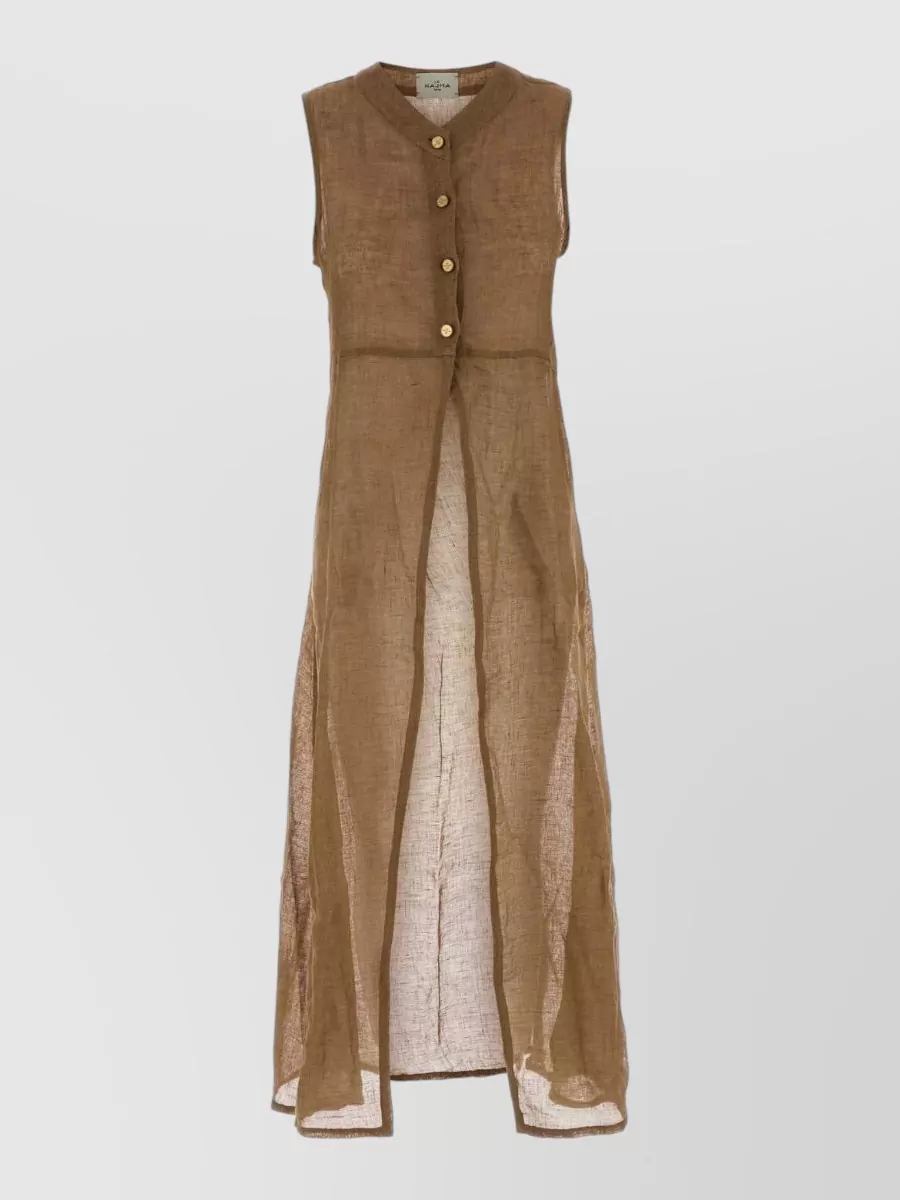 Le Kasha linen maxi dress