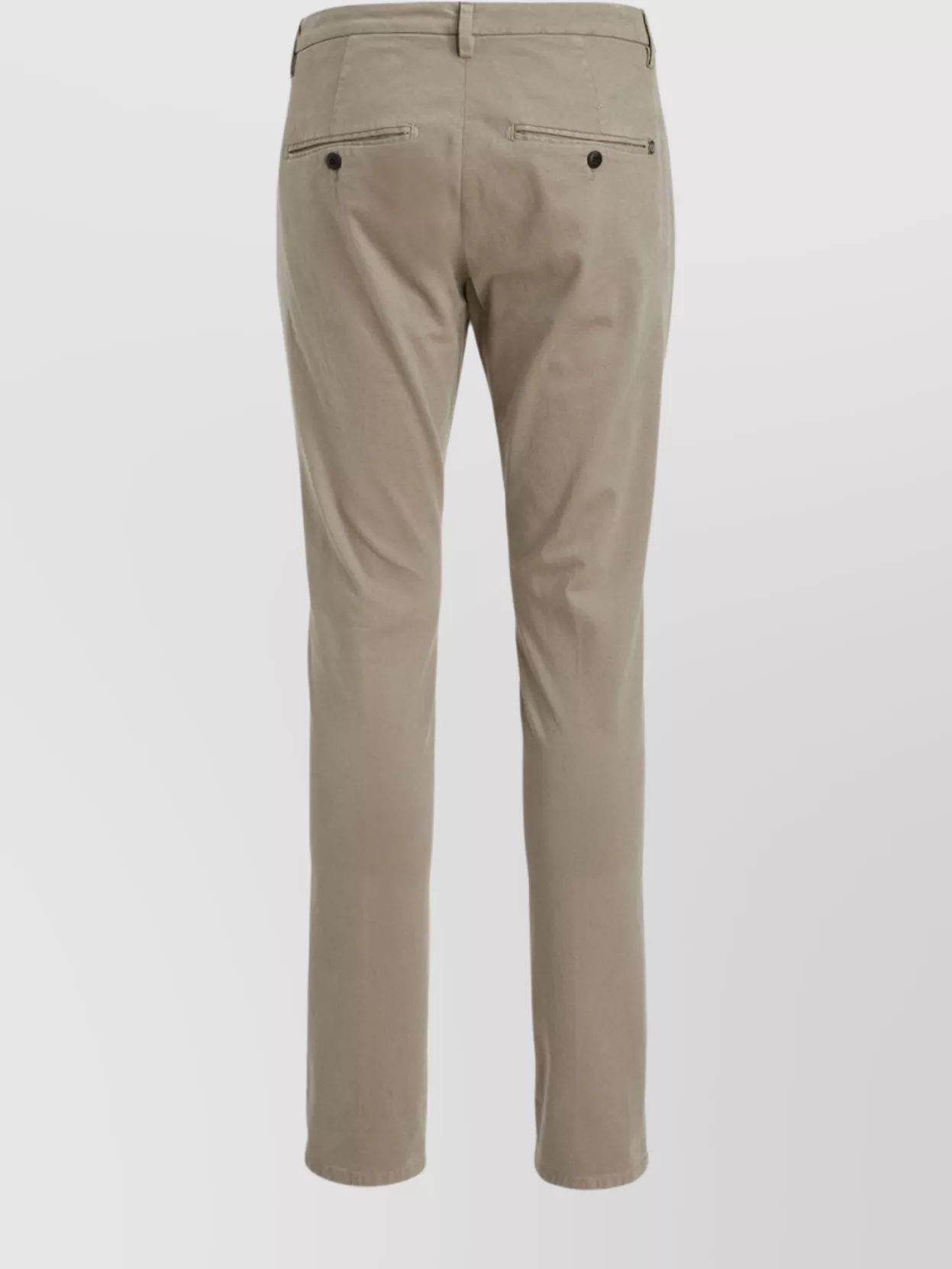 Dondup Cotton Trousers With Belt Loops And Pockets