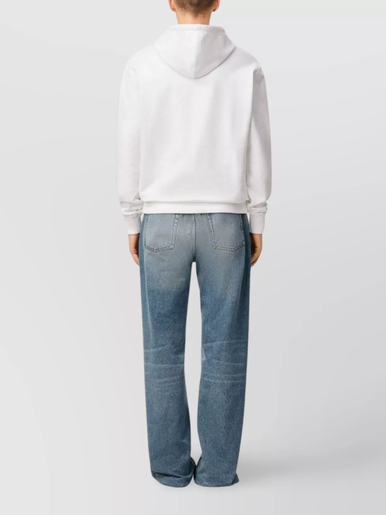 Ami Alexandre Mattiussi Long-sleeved Hooded Sweatshirt