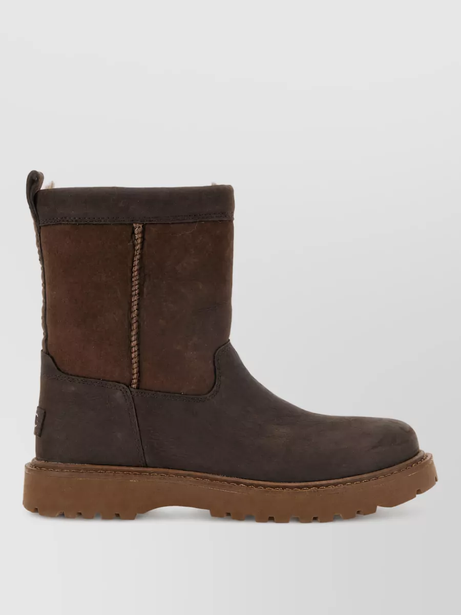 Ugg Leather Ankle Boots