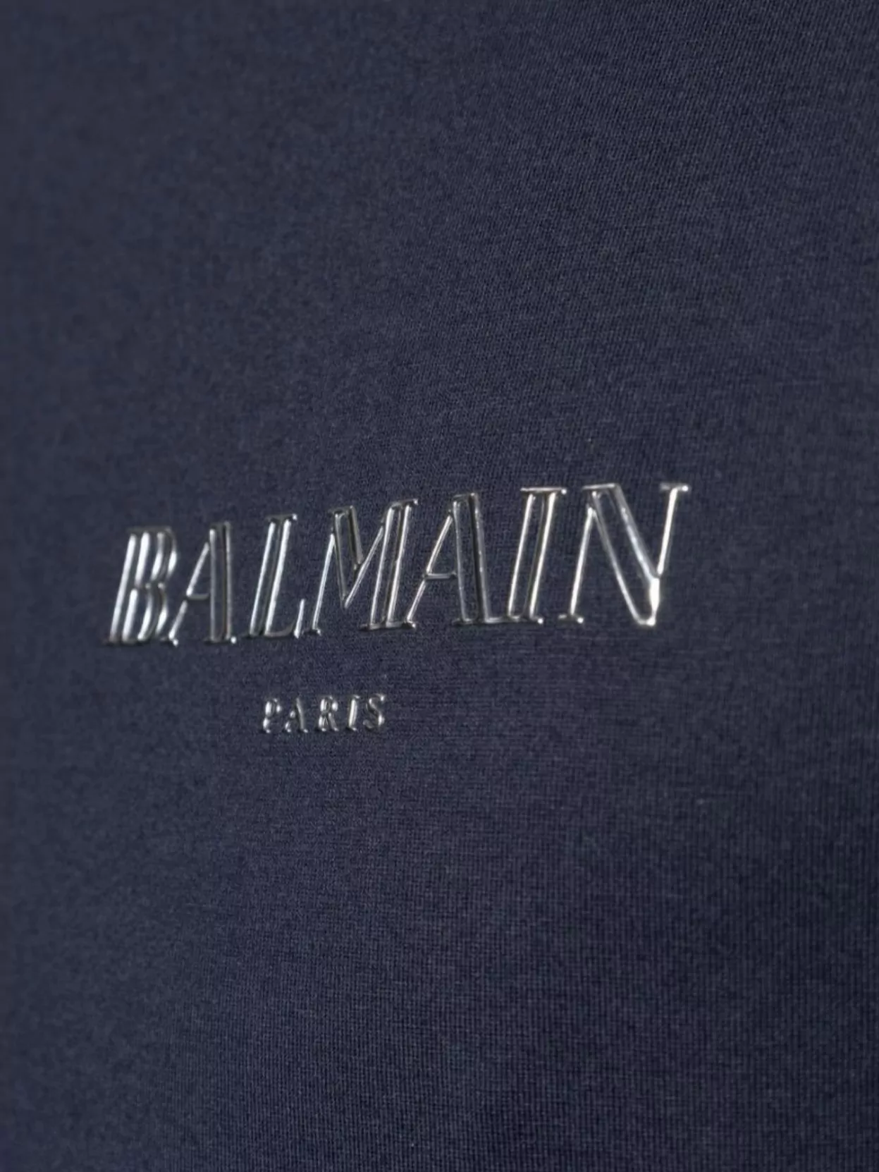 Balmain Short Sleeves Round Neck Straight Hem