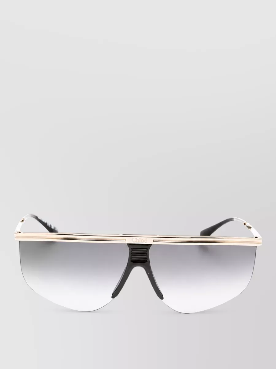 Chloé Metal Shield Sunglasses