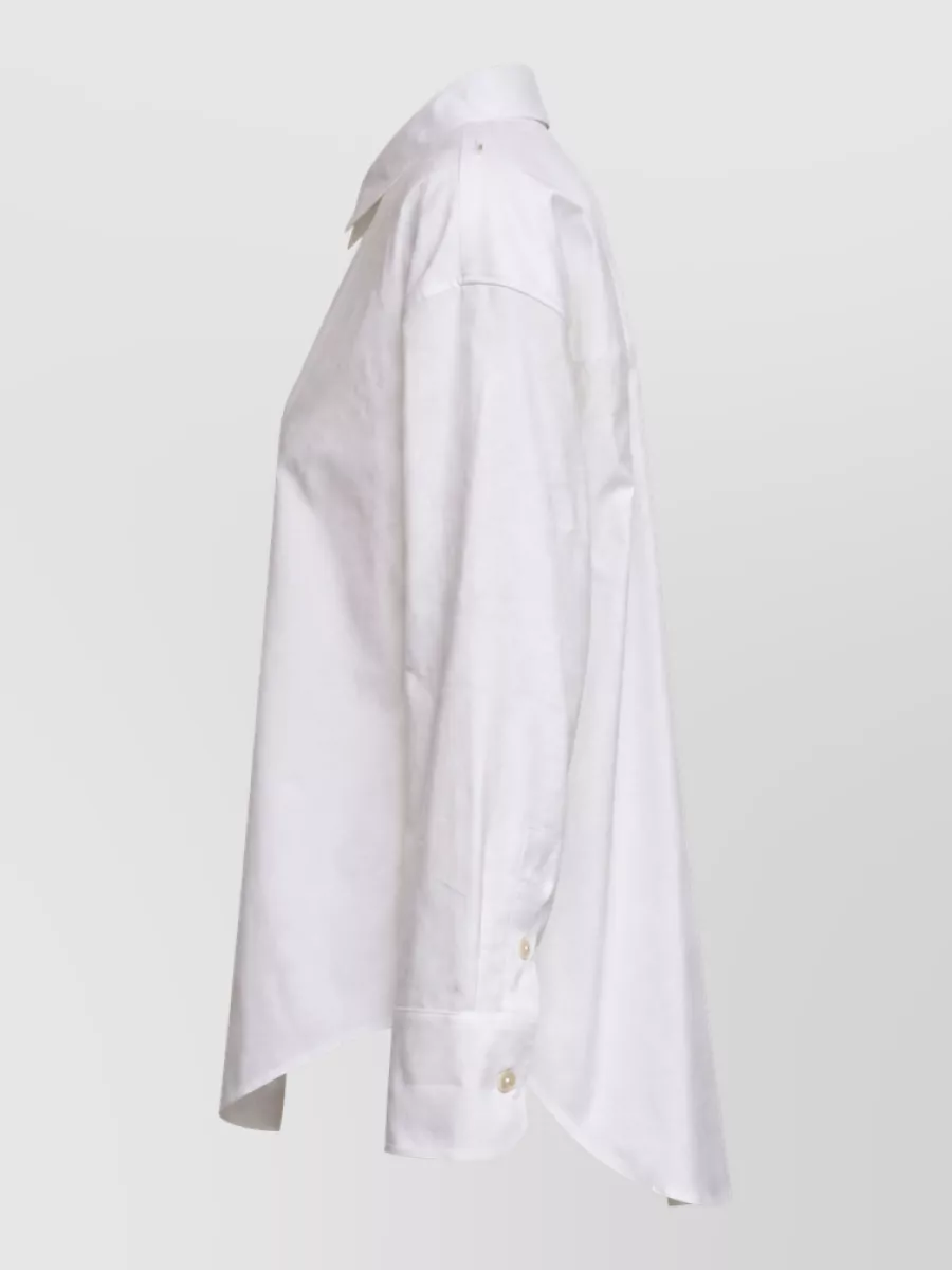 S Max Mara Cotton Dropped Shoulder Shirt