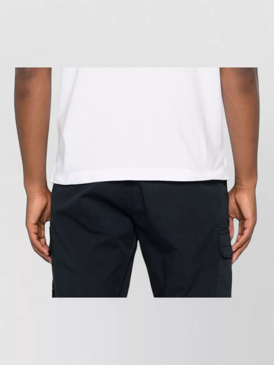 Stone Island Short Sleeve Shirt Stretch Cotton Collar