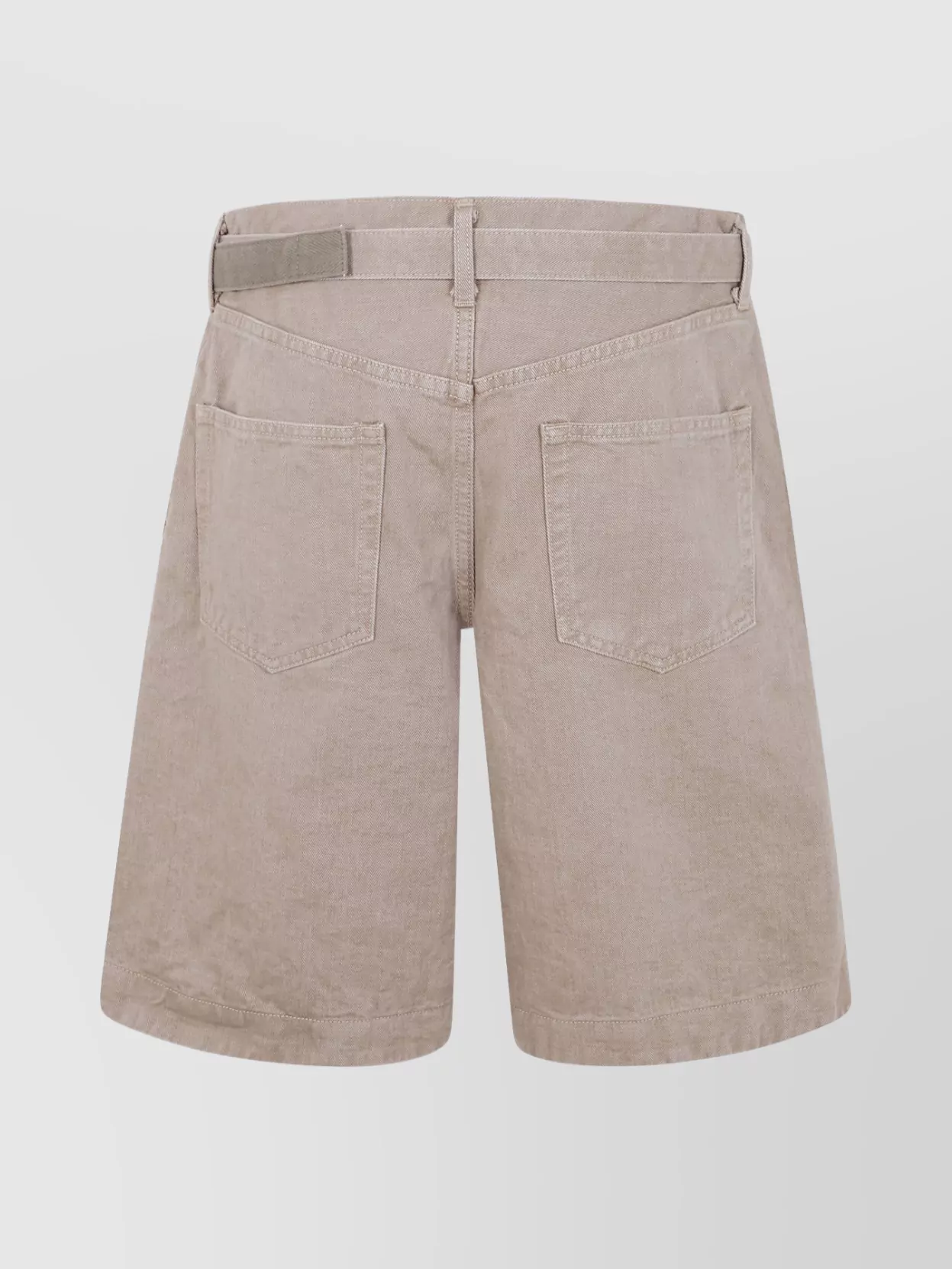 Sacai Denim Shorts With Adjustable Belt Loops