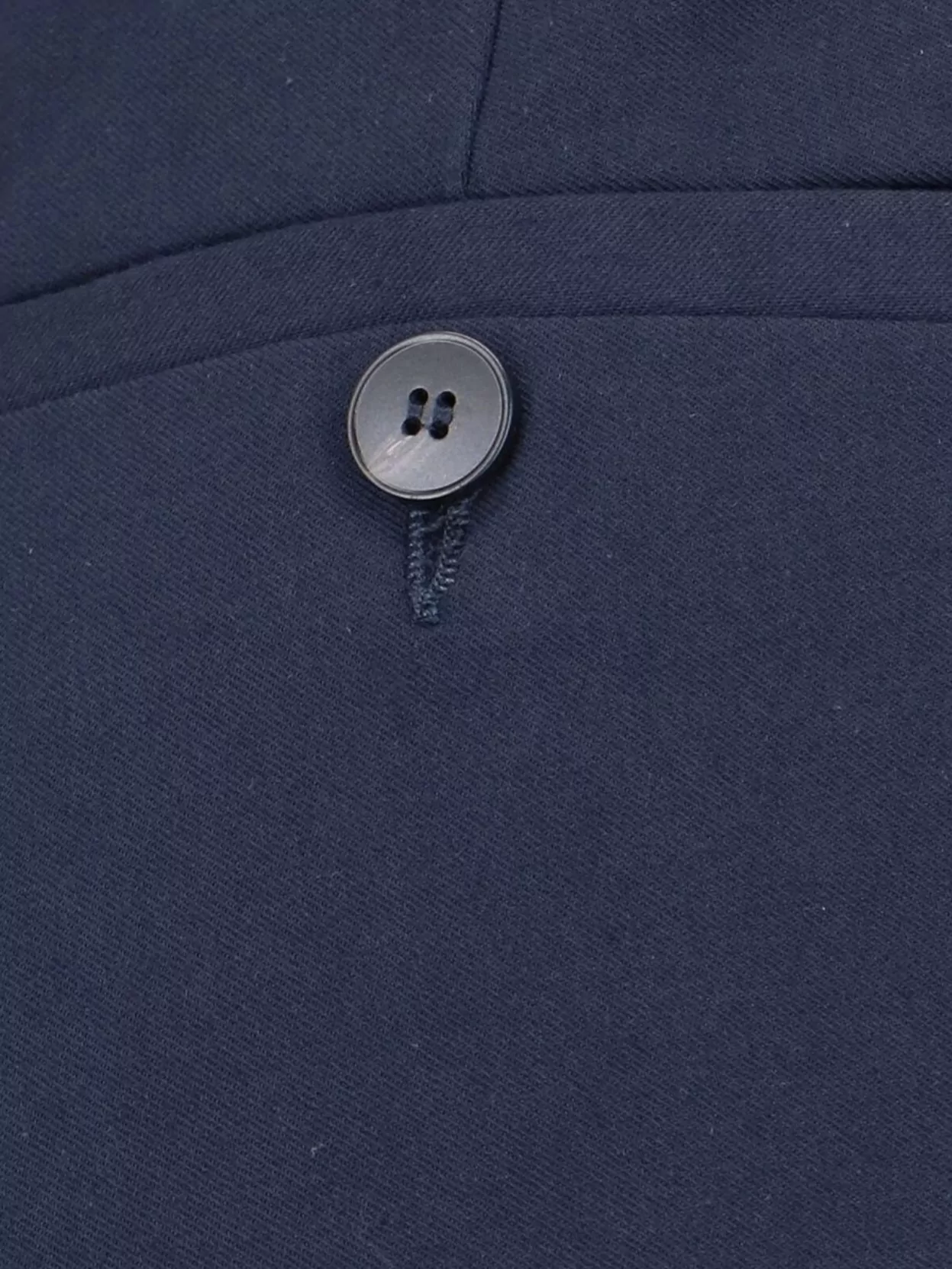 Shop Incotex Straight Trousers With Belt Loops And Button Detail In Blue