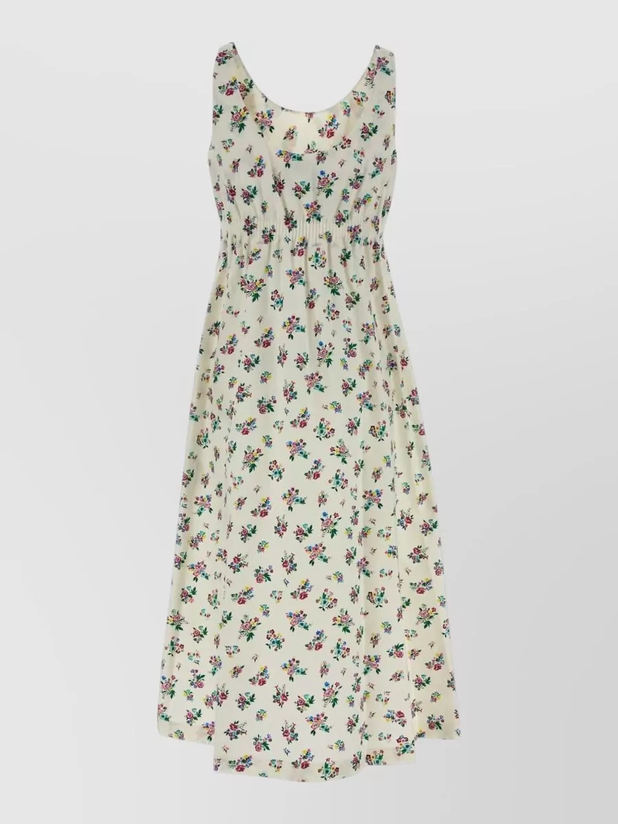 Tory Burch Printed Cotton Midi Dress